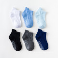 Custom Amazon горячие продажи высококачественные однотонные ПВХ нескользящие детские носки из 100% органического хлопка